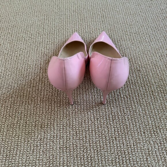 Christian Louboutin Patent Pink Stiletto Pumps - Picture 7 of 11